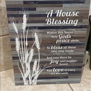 A house blessing Sign